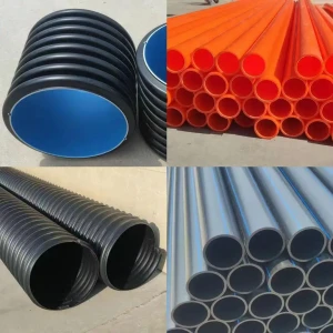 Cad iad na difríochtaí idir píopaí roctha HDPE agus píopaí balla soladacha?
