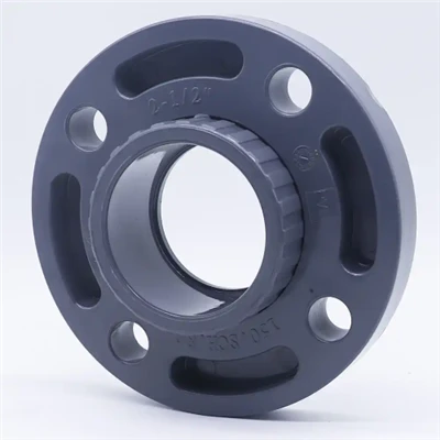 Flanges Shraith Thionsclaíoch UPVC Agus Feistis Píopaí a Bhac.